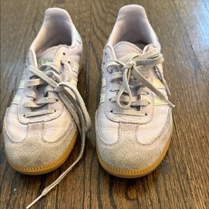 adidas Kids Purple, Teal, White Sambas